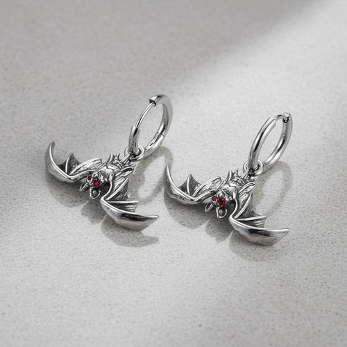 Bat Wing Drop Earrings