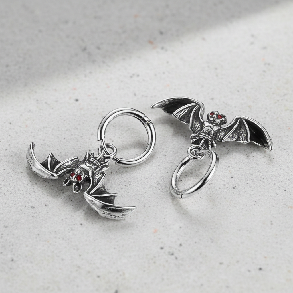 Bat Wing Drop Earrings